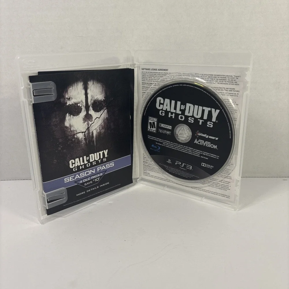Call of Duty Ghosts PS3 Sony PlayStation 3 2013 Tested Complete CIB